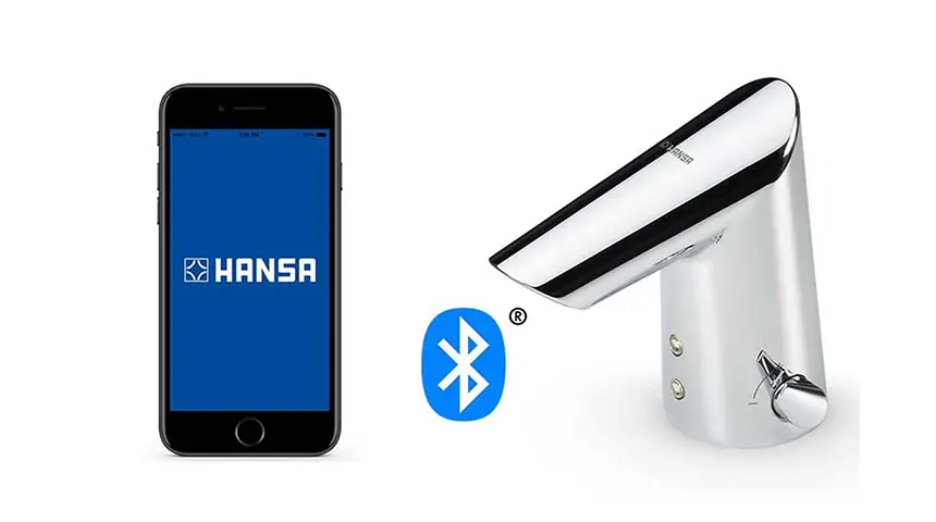 Use the HANSA Connect app to control and customize your faucets, 