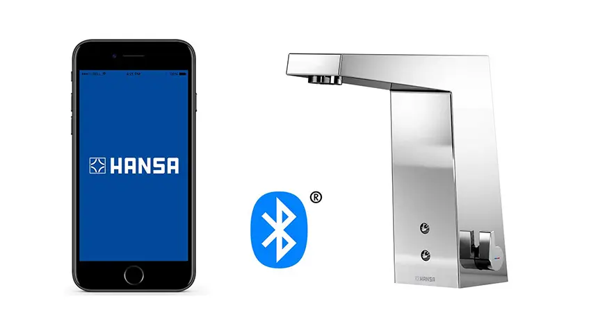 Use the HANSA Connect app to control and customize HANSALOFT touchless faucets, 