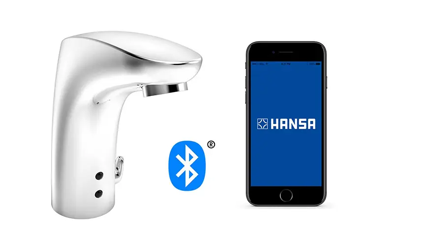 Use the HANSA Connect app to control and customize your faucets, 